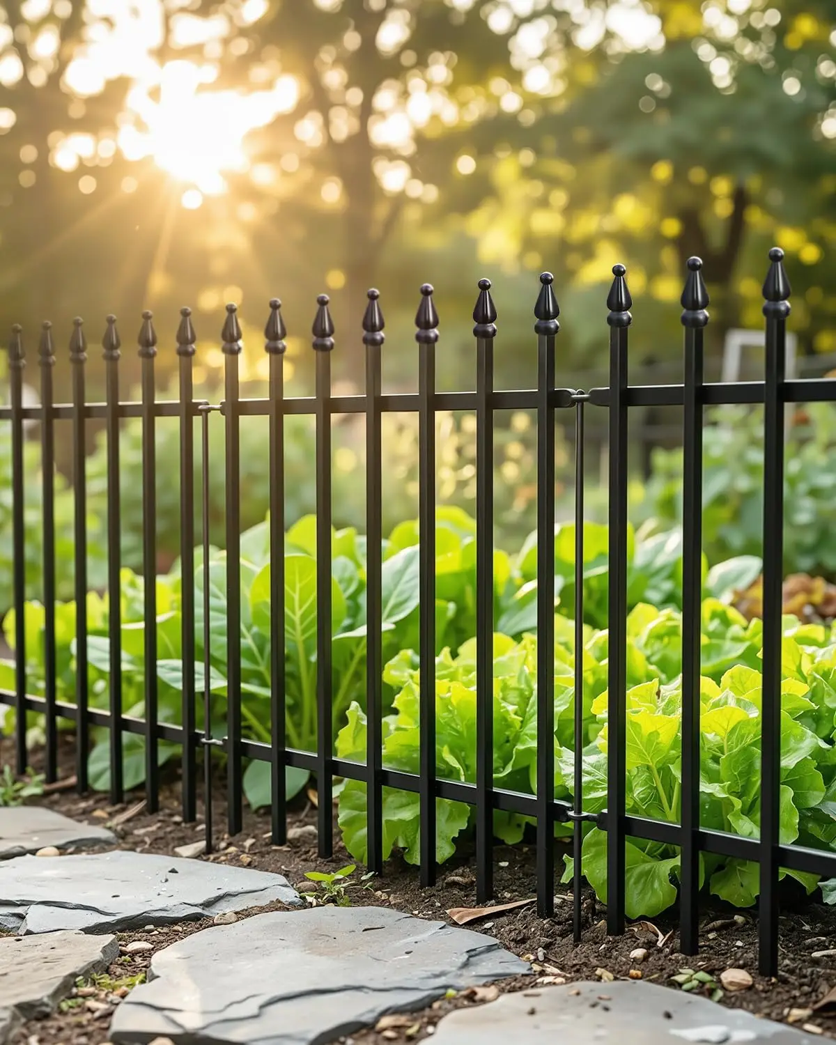 Metal Garden Fence 24