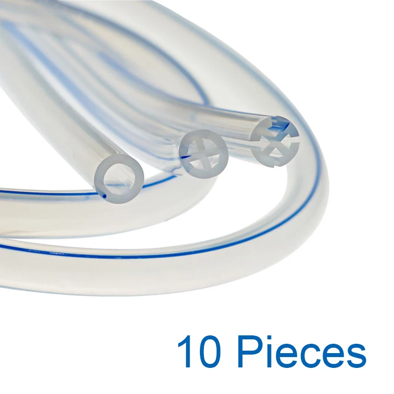 

10Pieces Animal 100% Medical Silicone Cross Drainage Tube Round Channel Fluted Drains Without Trocar Veterinary Clinic