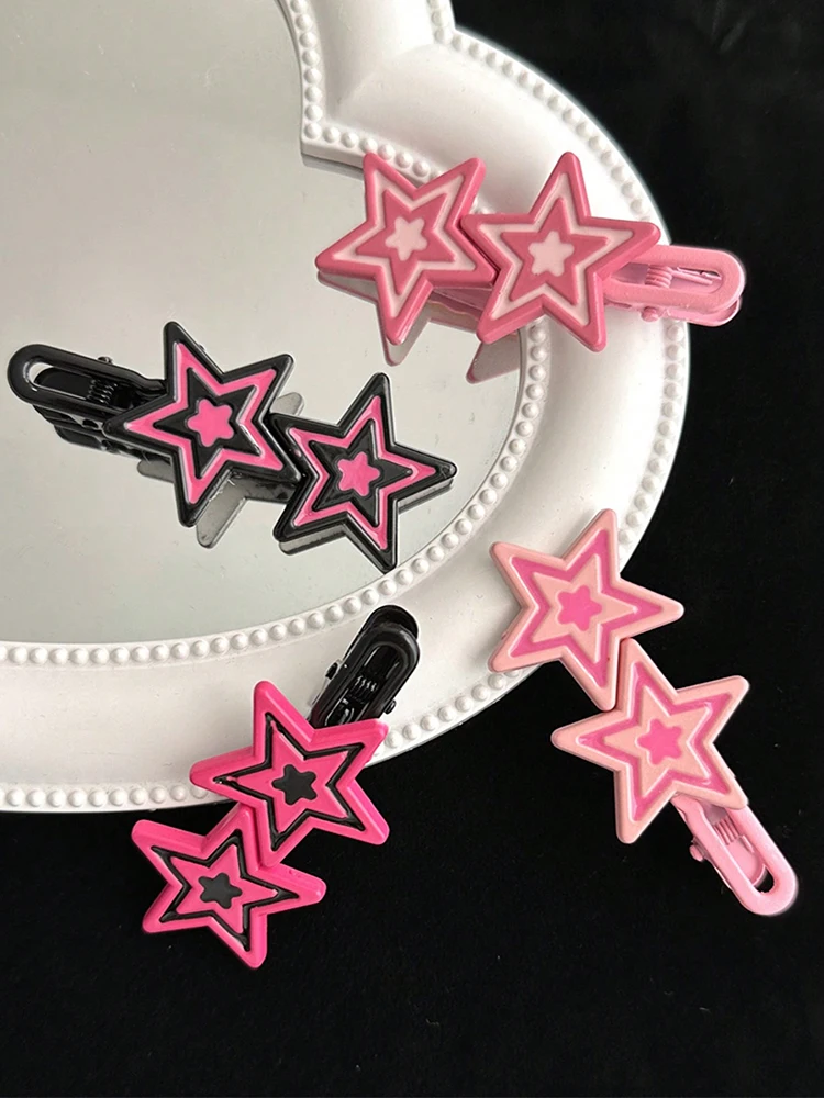 Cute Star Series Girl's Versatile Duck Billed Clip Makeup Hair Accessories Delicate Bangs Clip ﻿ ﻿ ﻿