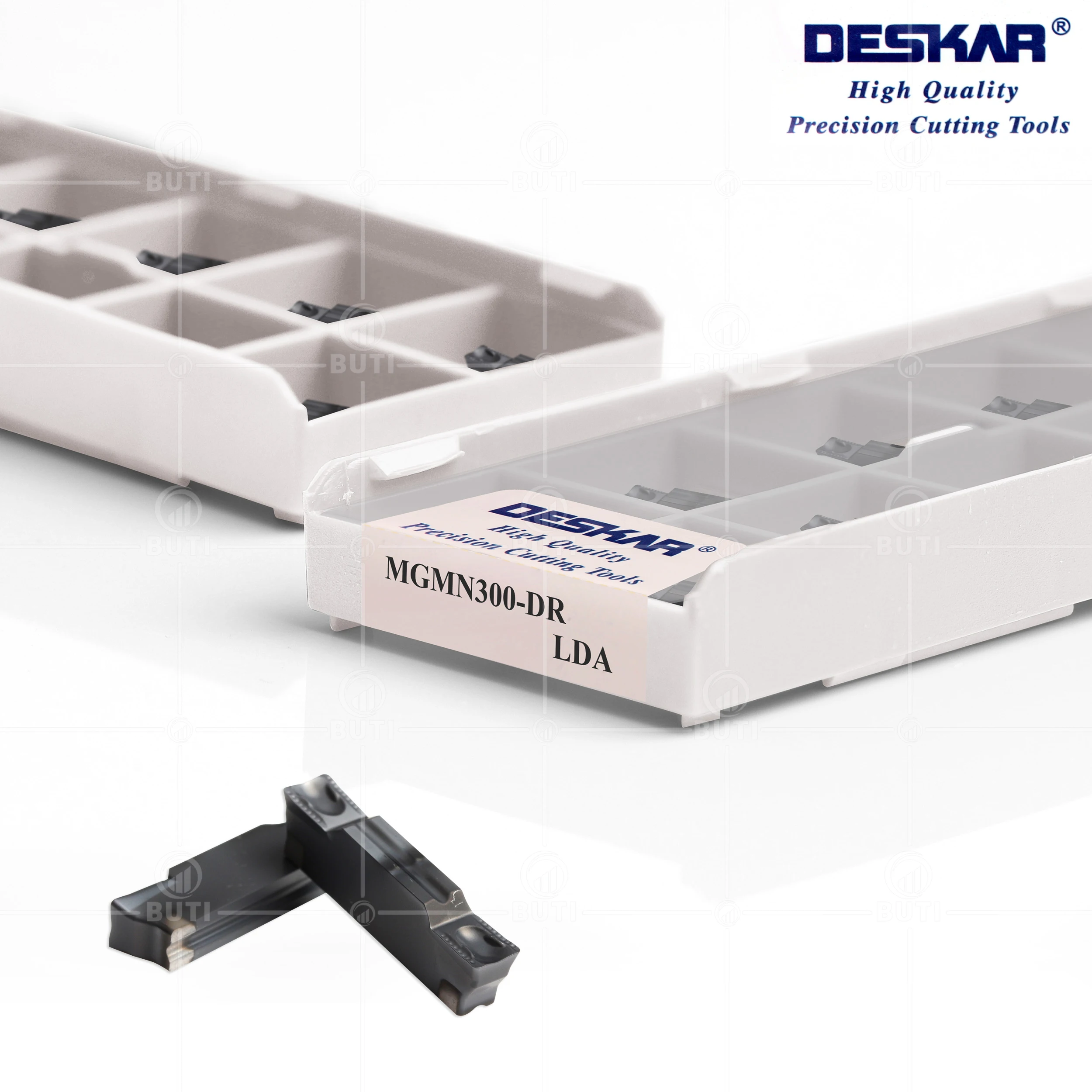 Deskar-cortador de tornos CNC de alta calidad, herramienta de ranurado de hoja de carburo de corte, MGMN150, 100%, 200, 250, 300, 500-g-m-dr, 400