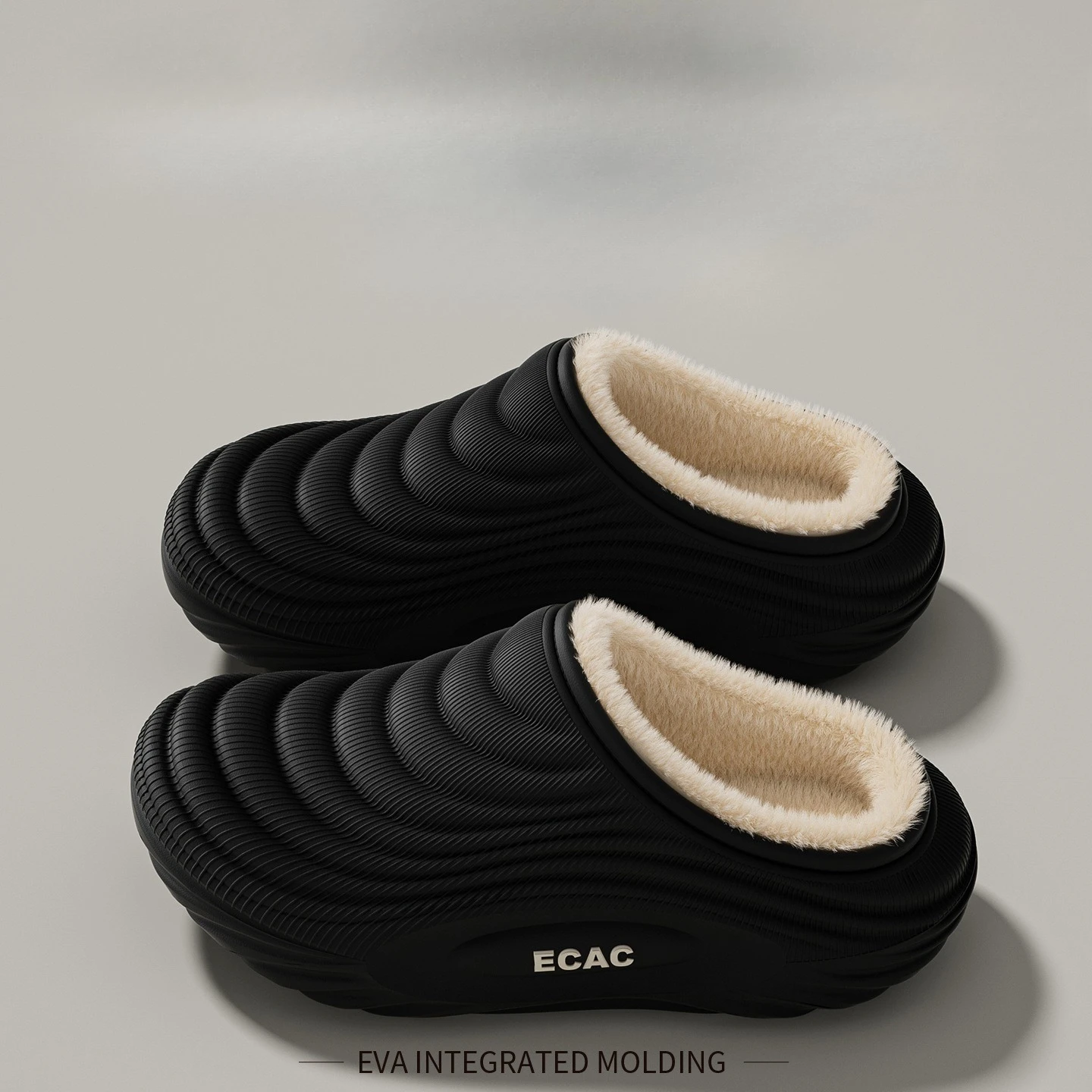 Cotton Men's Slippers Winter Warm Plush Men Slippers Waterproof Men Garden Shoes Indoor Outdoor Men's Warm Shoes chaussons homme