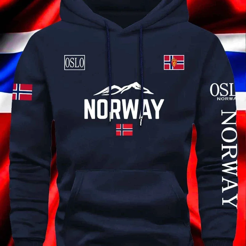 New classic letter-style fall-winter daily, outdoor, vacation, fitness, casual, relaxed, warm, sports top with hood