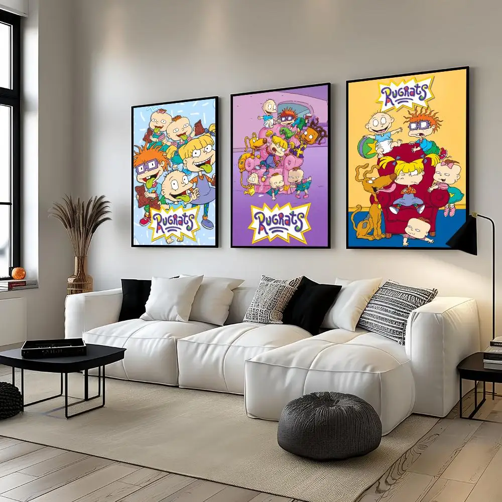 Cartoon R-Rugrats-S Cute Poster For Bedroom Gamer Room Decor Restaurant Wall Trendy Aesthetic Gift