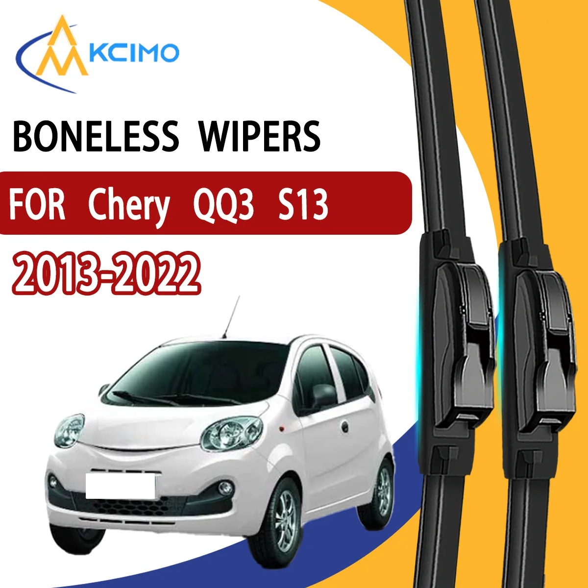 

2Pcs Front Windshield Wiper Blades For Chery QQ3 S13 2013-2022 Windscreen Window Car Accessories
