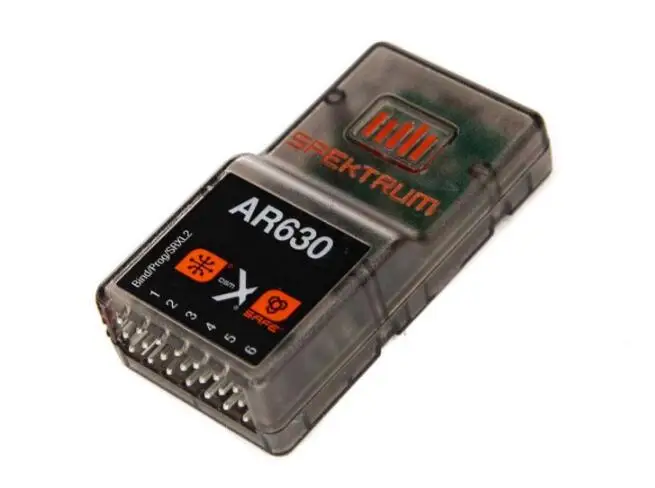 Spektrum  AR630 DSMX 6-Channel AS3X & SAFE Receiver - Item No.SPMAR630  RX DSM2 and DSMX