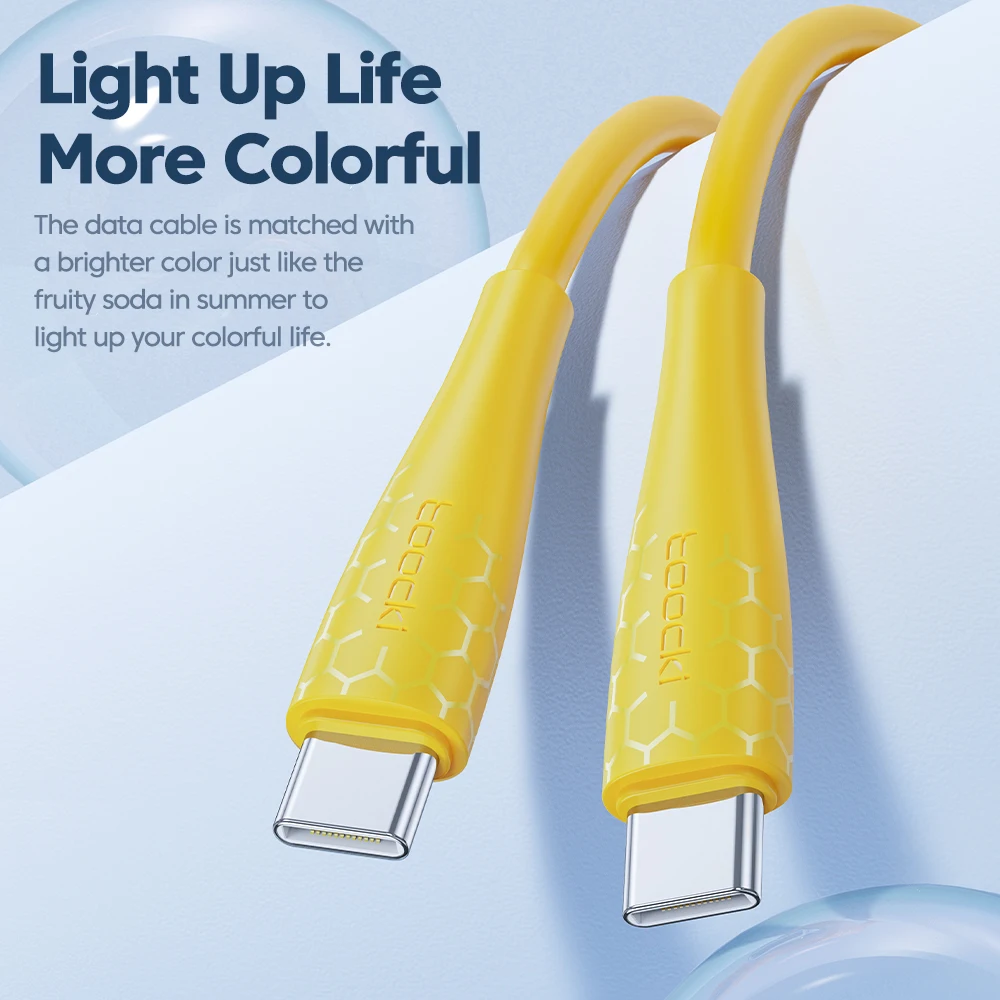 Toocki 240W Type C to Type C Cable PD3.1 Fast Charging Data Cord For Macbook Huawei Xiaomi Poco Samsung Phone Charger USBC Cable
