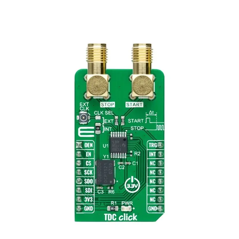 AT82-TDC7200 Time-To-Digital Converter TDC Click MIKROE-4770 Expansion Board By Mikroe