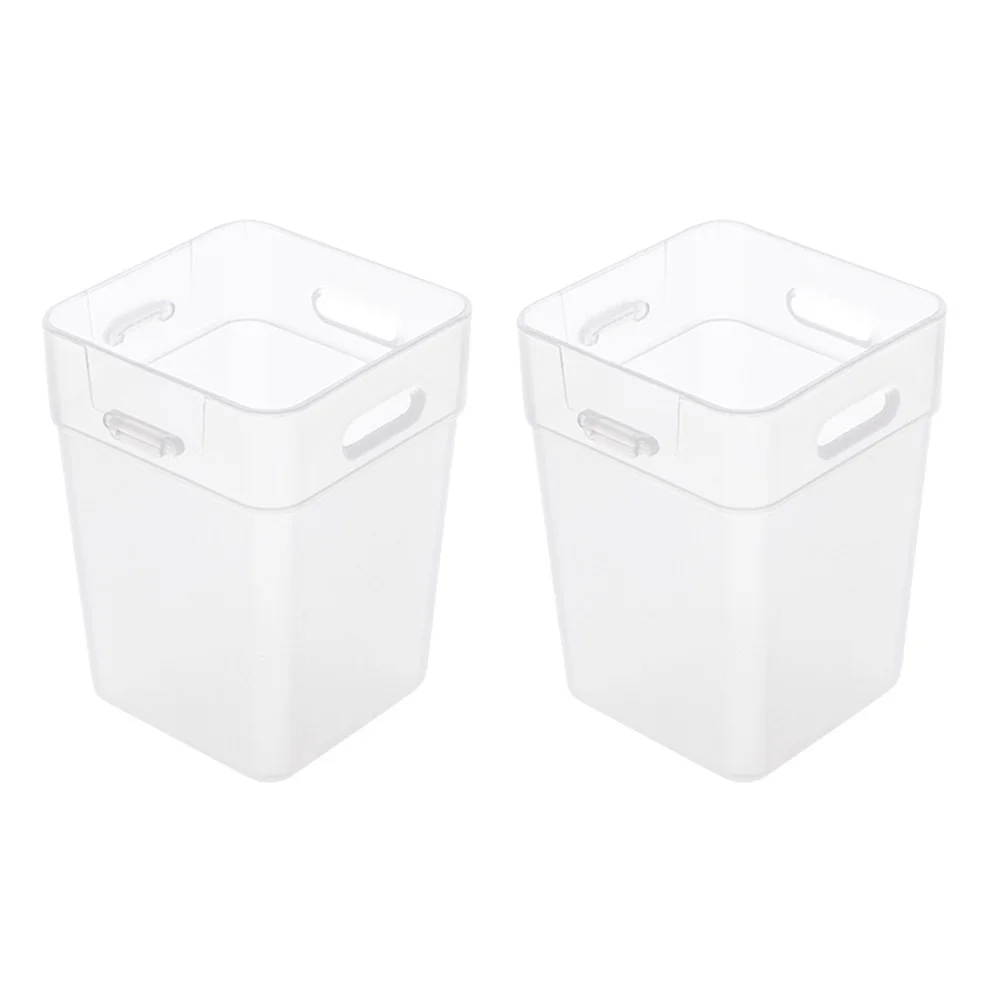 

2Pcs Refrigerator Fruit Storage Bins Transparent Household Fridge Organizer Multi-Function Pantry Bin Convenient Storage