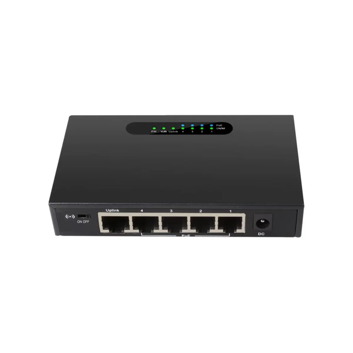 Сетевой коммутатор RJ45 Ethernet PoE, настольный сетевой коммутатор Ethernet, штепсельная вилка США