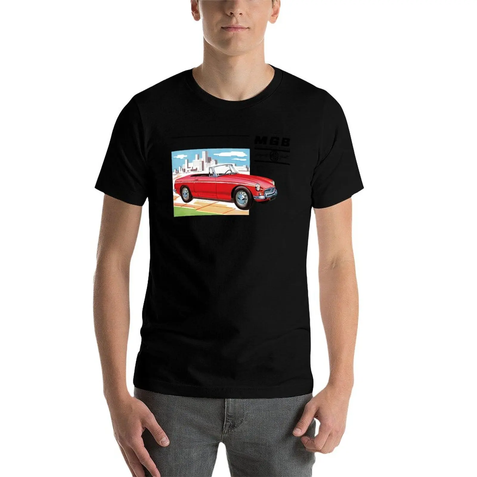 

MG MGB T-Shirt t shirts for man graphic funny cotton t shirt man t shirts for man slim fit T-Shirt