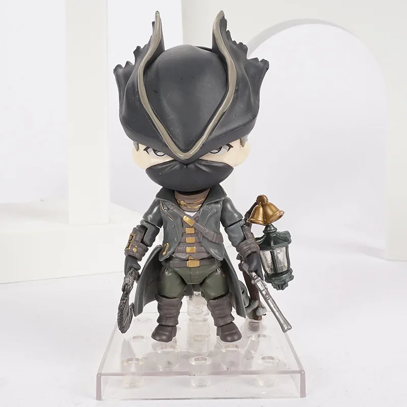 Bloodborne Curse Cartoon Old Hunter Henryk Rotatable Action Figure Handmade Desktop Model Ornaments Children Birthday Gift Toys