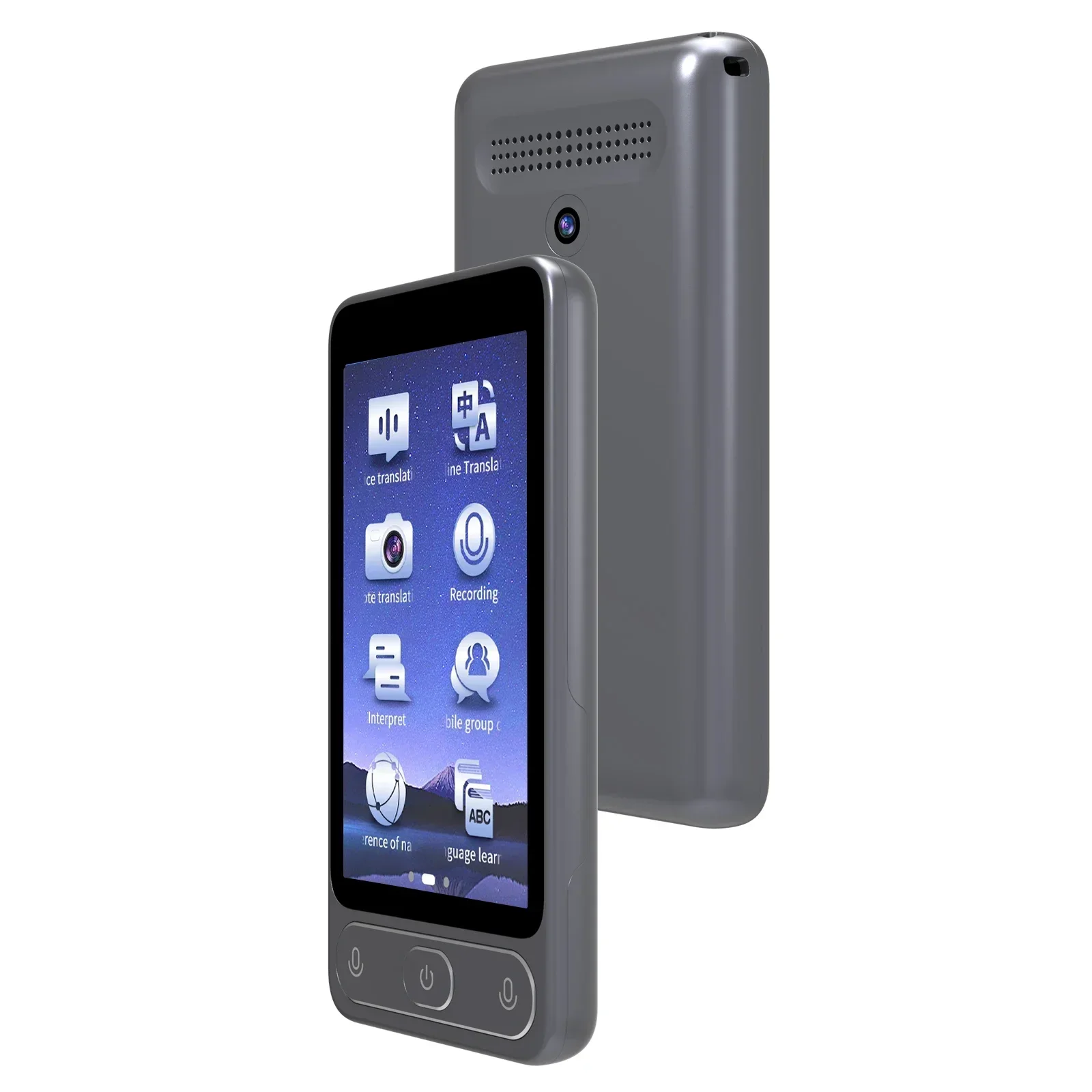 متوفر في المخزون بالجملة Tr10 138 لغة في الوقت الحقيقي مترجم صوت محمول جهاز HD شاشة تعمل باللمس صور Offli #4
