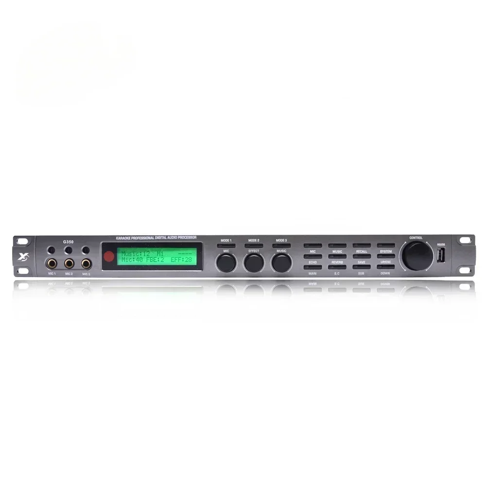 Built-in 600W*2 power amplifier dsp digital karaoke processor G350