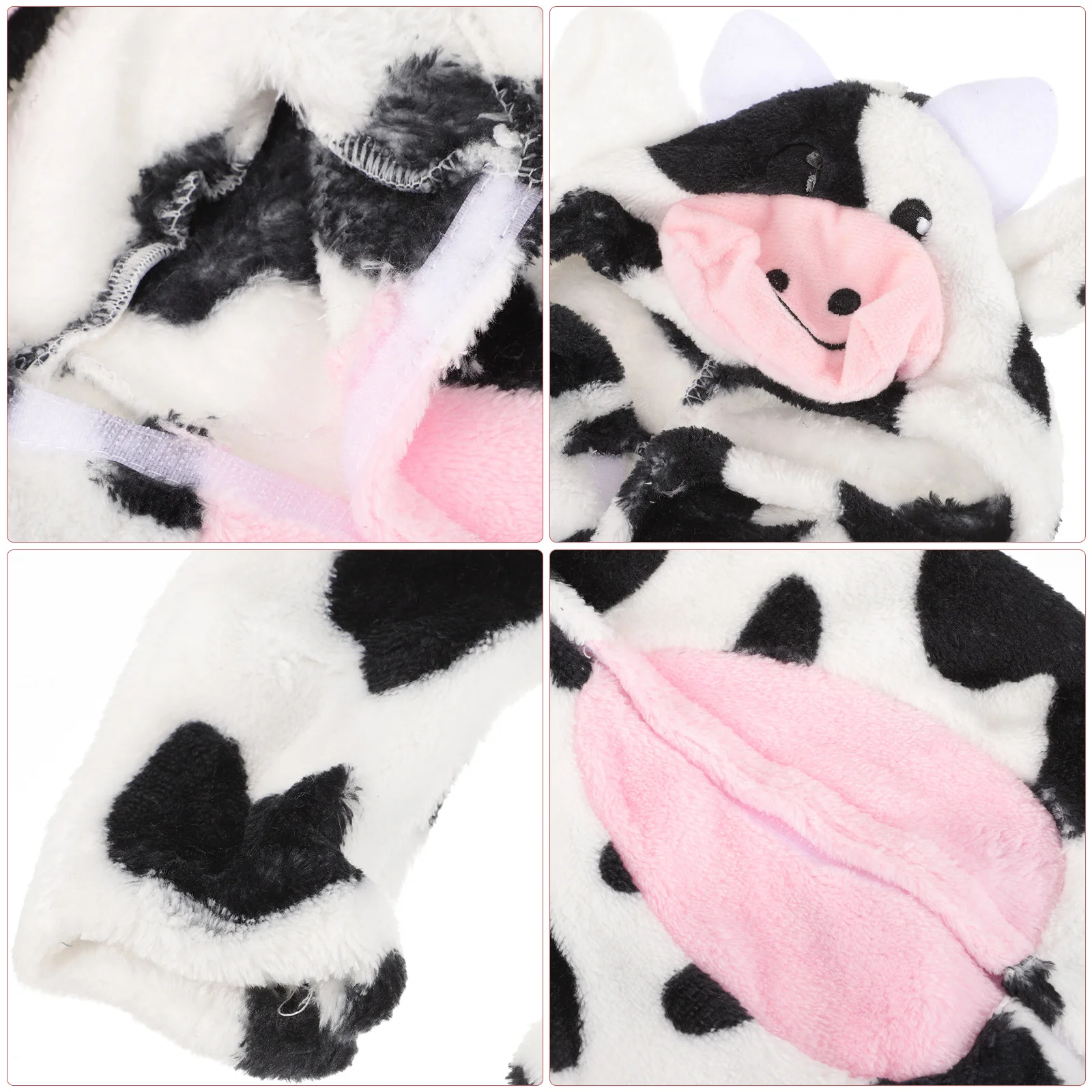 18 Inch Clothes Cow Outfit for Childrens Toys Stuffed Girl Accessories Clothing Baby Jumpsuit Pajamas Celebrity Set