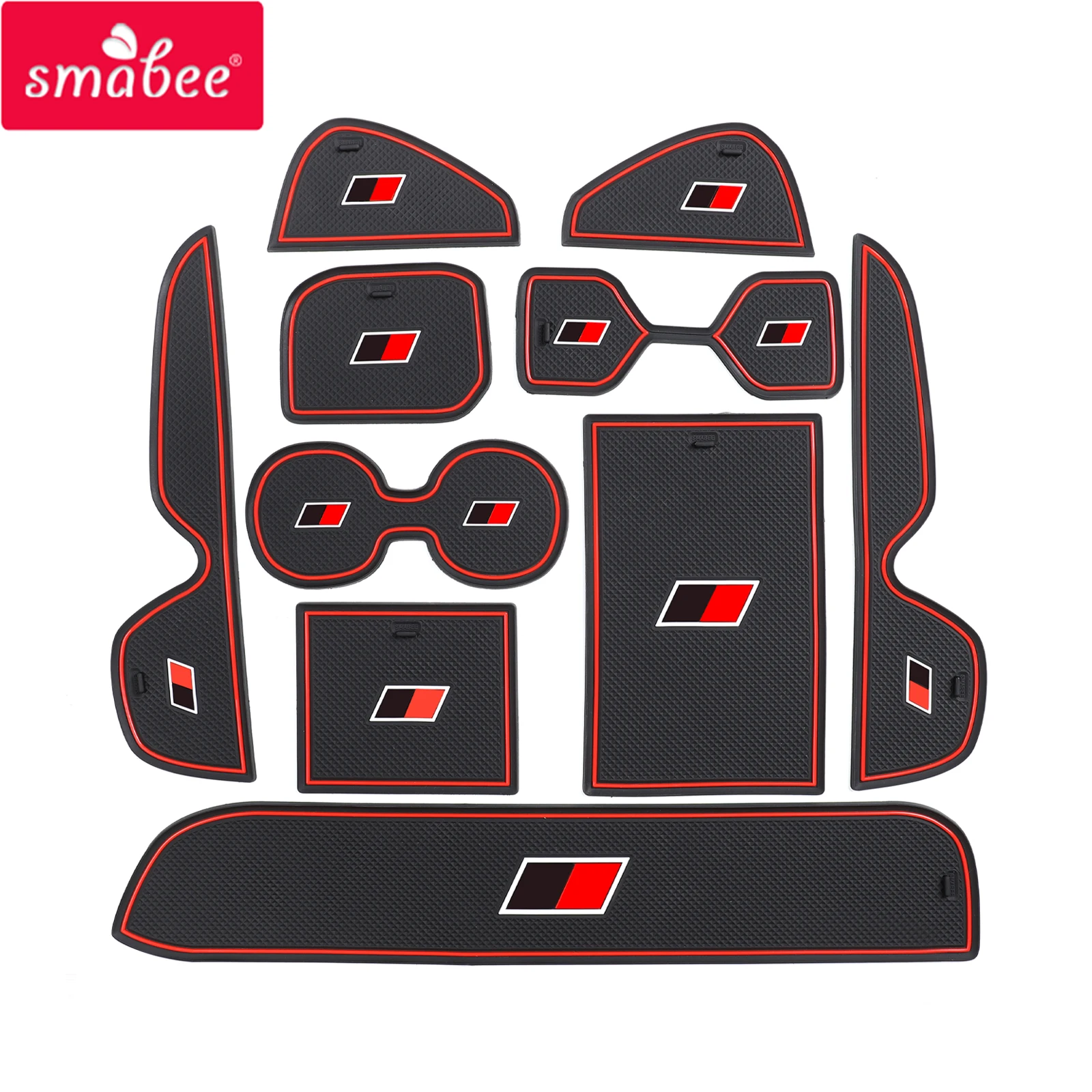 

Smabee Car Gate Slot Cup Mat for Toyota RAV4 GR 2023 RAV 4 (European Version) Anti-Slip Door Groove Pad Interior Accessories