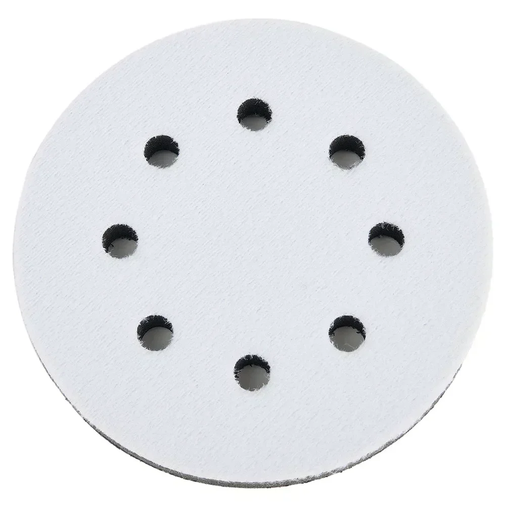 Sanding Backing Pad 5inches 12mm 10mm 125mm 8 Holes Soft Interface Polishing Disc Protective Pad Protective Pads