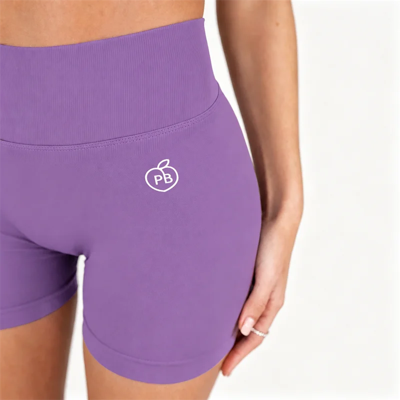 Bum Sport Shorts Low V-Hips Women Yoga Shorts Seamless Low Waist Scrunch Butt Gym Leggings Workout Stretch Fitness Sports Shorts