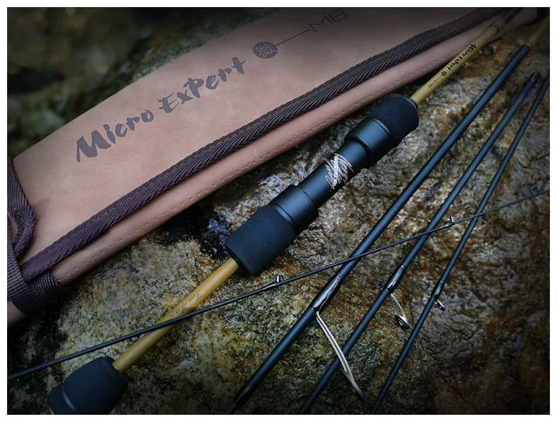 Kingdom Micro Expert Stream Angelrute 1,49 m 1,5 m 1,65 m 1,8 m Ultraleichte MF Action FUJI A 24 + 30T Carbon Fiber Stream Reiserute – Detail 14