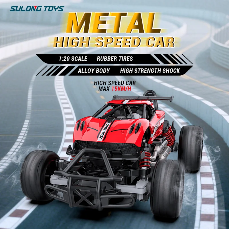 Sulong 1:20 alliage télécommande voiture SL-278 motrice arrière 2.4G haute vitesse tout-terrain roche chenille et course dérive jouet électrique
