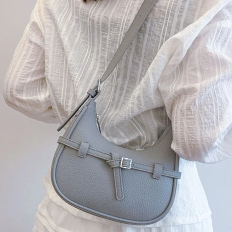 High Grade Trendy Commuter One Shoulder Bag 2025 New Spring And Summer Crossbody Bags Simple And Versatile Casual Underarm Bag