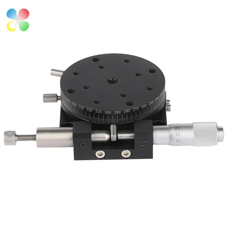 New C&K 360 Degree 60mm Rotary Stage Manual Rotation Platform Positioning Translat Stage For Optical Instrument Table