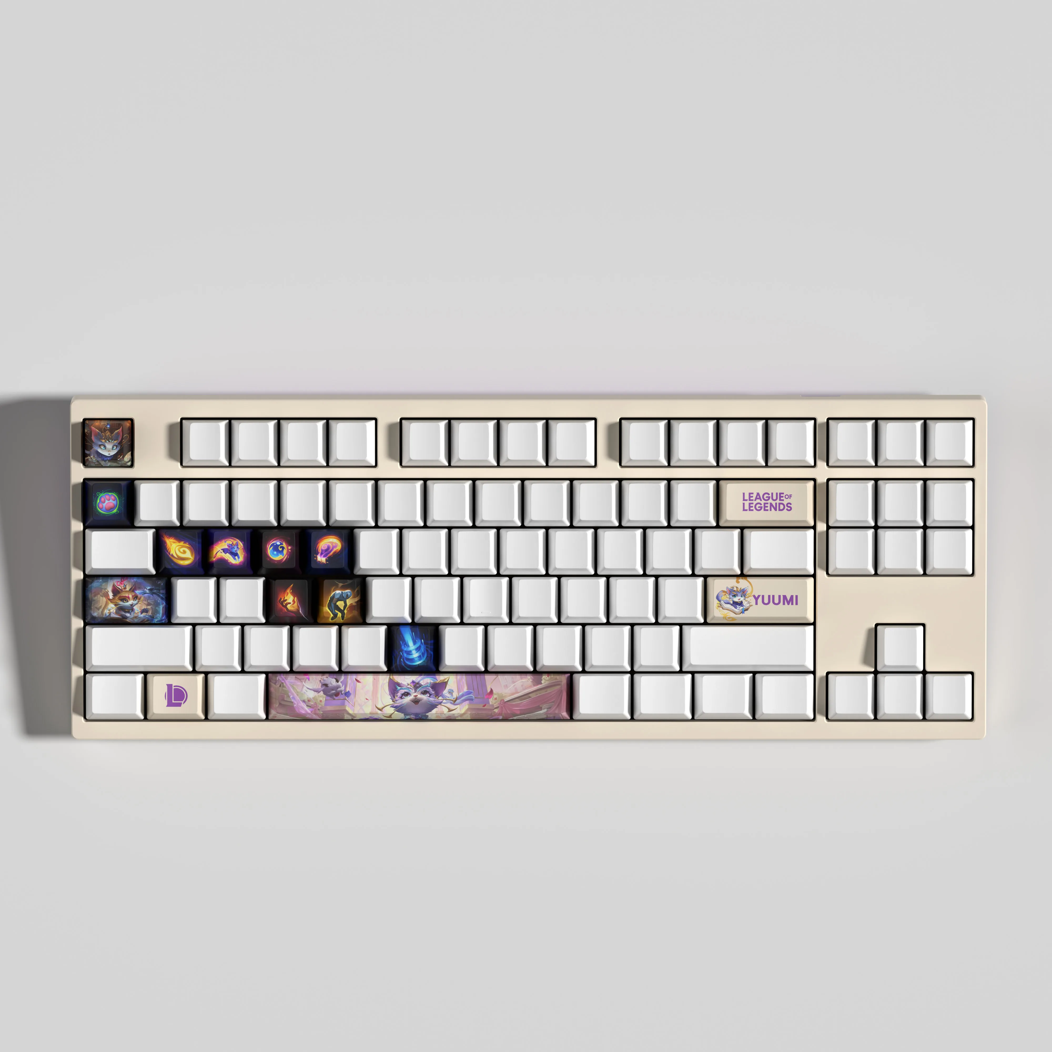 YUUMI KEYCAPS New design 14KEYS League of Legends keycaps14KEYCAPS  OEM Profile Keycaps for mechanical keyboard