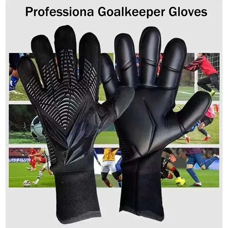 

Professional Latex Football Gloves Soccer Ball Goalkeeper Gloves Kids Adults Thickened Football Goalie Children Protection Glove