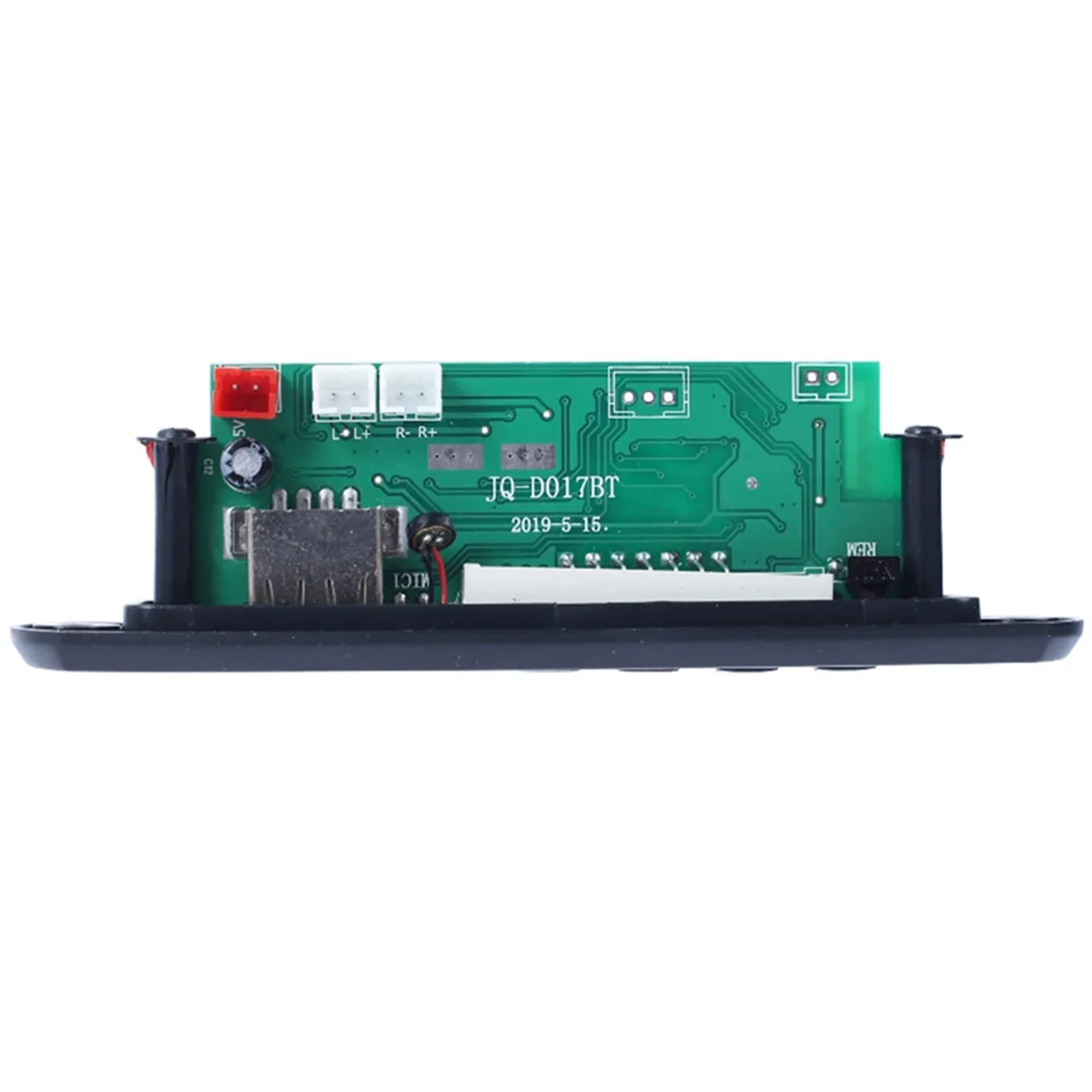 DIY Bluetooth Speaker Kit LED FM Radio USB Mini Home Sound Amplifier with Digital Display Soldering Project(Black)