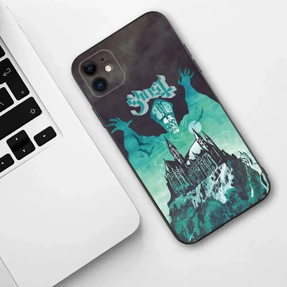 Ghost Heavy Metal Band  Phone Case For iPhone 15,14,13,12,11,Plus,Pro Max,XS,X,XR,SE,Mini,8,7 Soft Silicone Cover