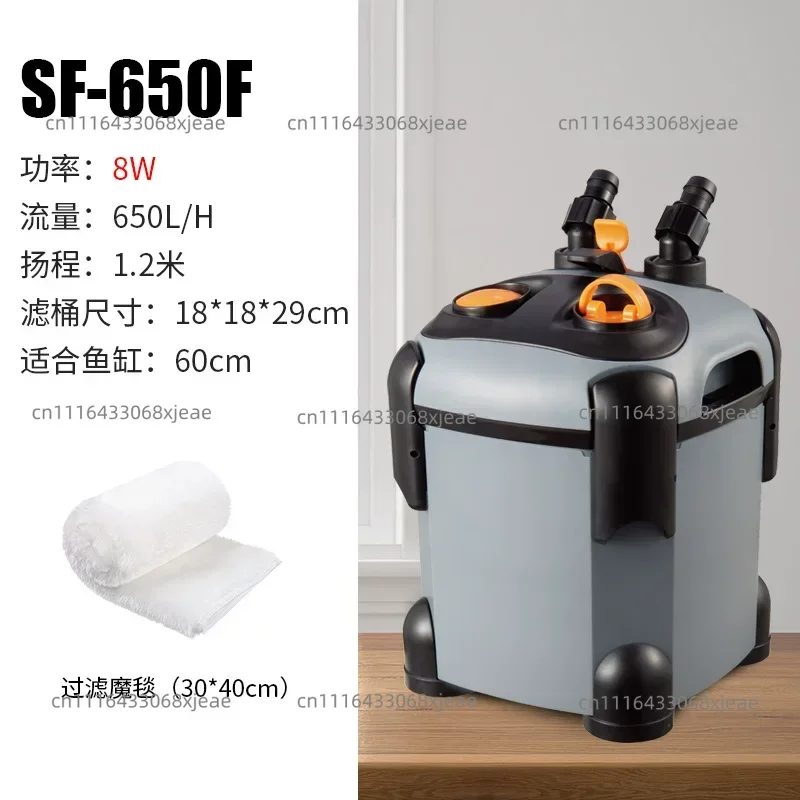 3-In-1 Fish Tank Filter Bucket With Silent Circulation Pump External Water Purification Cartridge Filter For Fish Pond