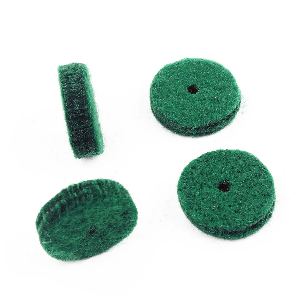 

90 pcs Piano Keyboard Washers Green Felt Round Lightweight Replacement For Worn Punchings Repair Parts Leveling Keys Piano