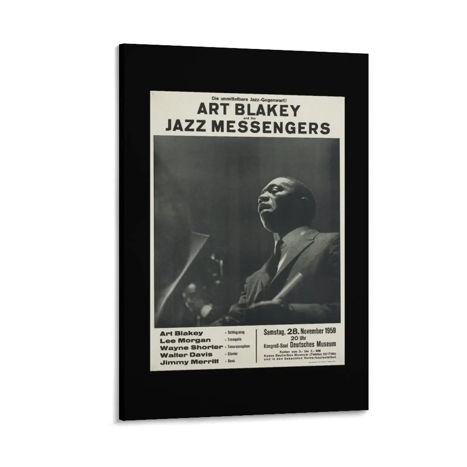 Art Blakey and the Jazz Messengers Canvas Painting Paintings on the wall Decoration pictures room wall