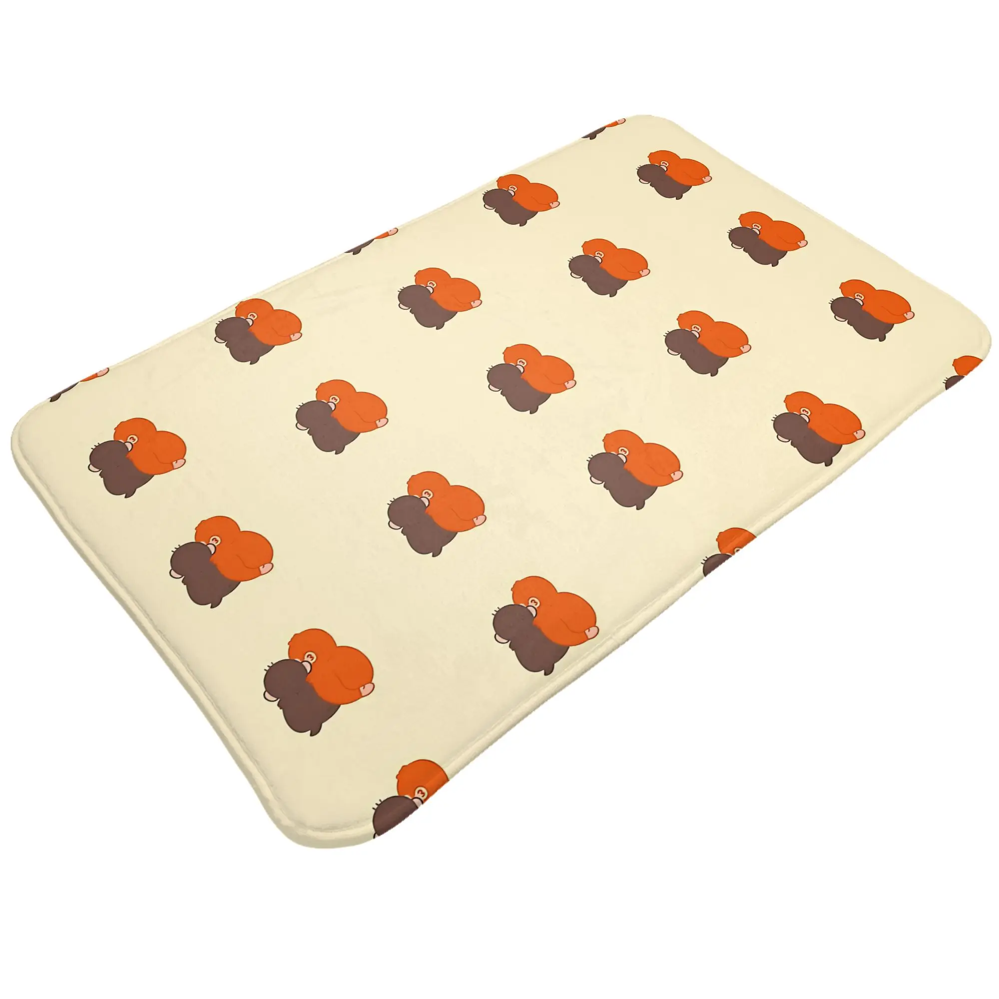 Punch the Monkey  Decorations Bath Mat Punch Monkey Doormat Living Room Carpet Outdoor Rug Home Decoration
