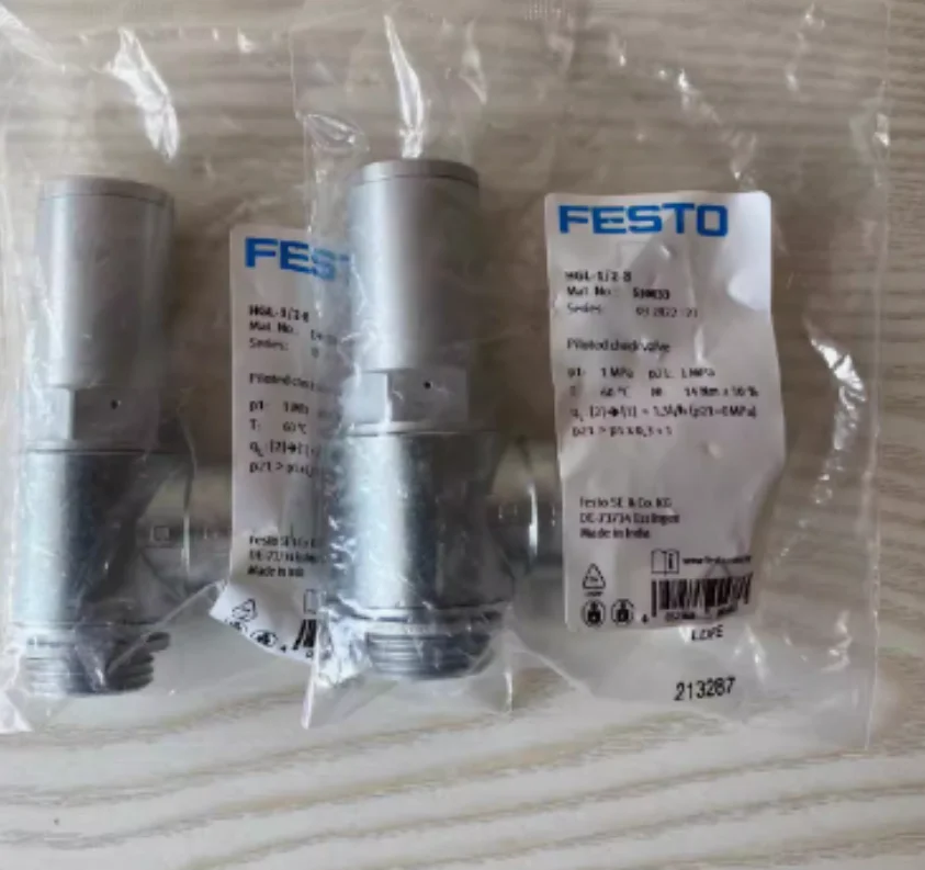 New original FESTO Check valve HGL-M5-B 530029 HGL-1/8-B 530030 HGL-1/8-B 530031 HGL-3/8-B 530032 HGL-1/2-B 530033