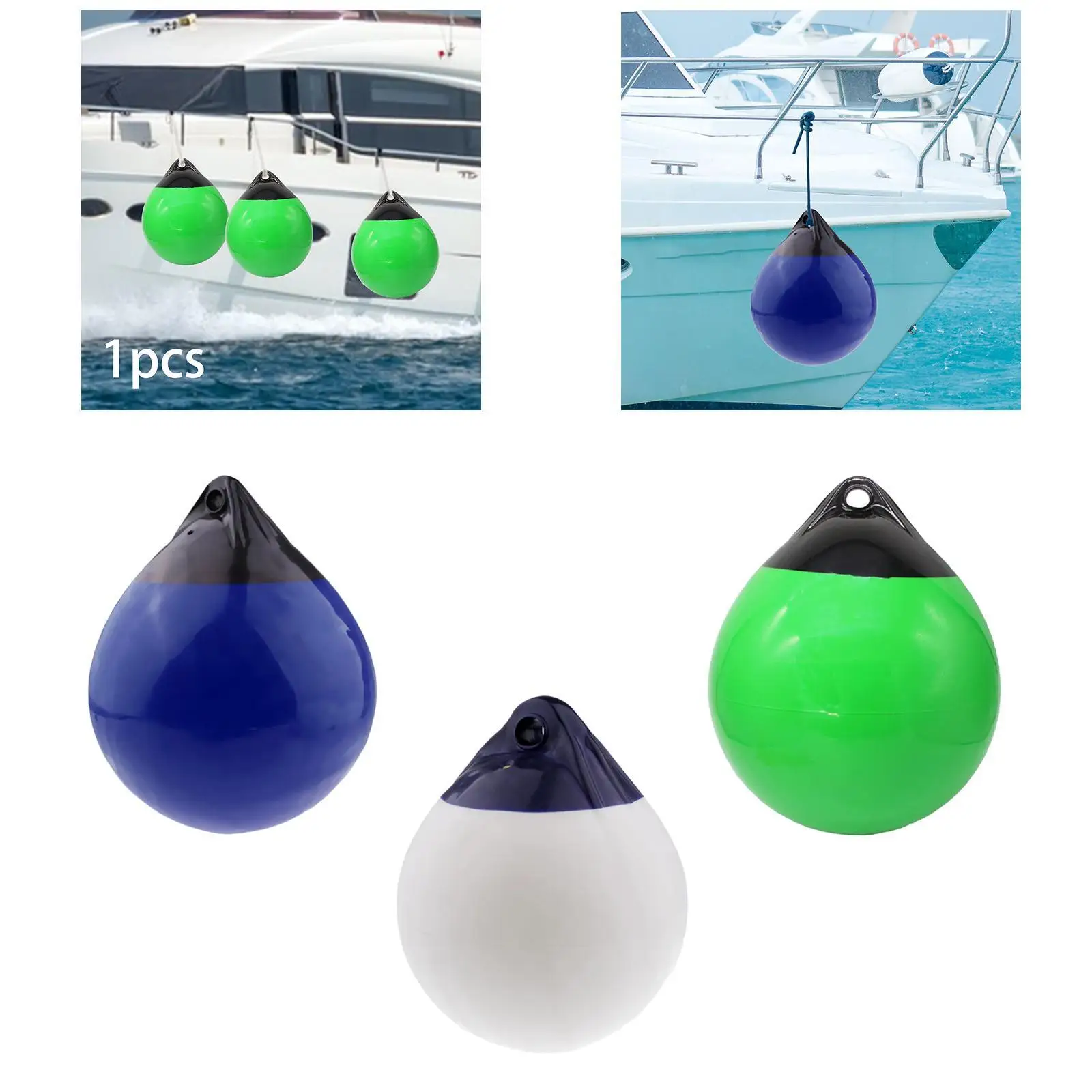 Anchor Float Buoy PVC Boat Fender Ball Inflatable Water Float Anti Scratch Dock Bumper for Yachts Marina