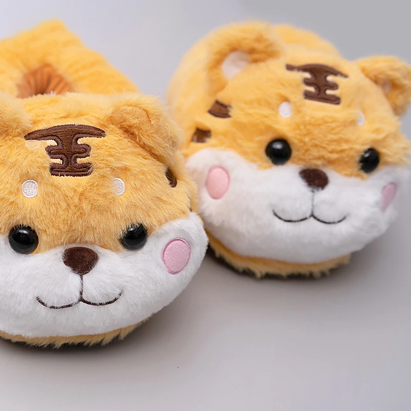 Cosplay Genshin Impact Kaveh Winter Snow cute Tiger Slippers Halloween Accessory Cos Shoes