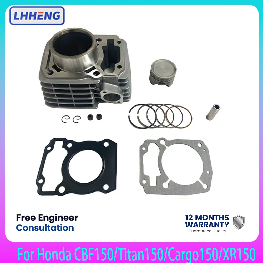 Cylinder Piston Kit For Honda CBF150 Titan150 Cargo150 XR150 57.3mm STD Bore Top End Rebuild Engine Parts