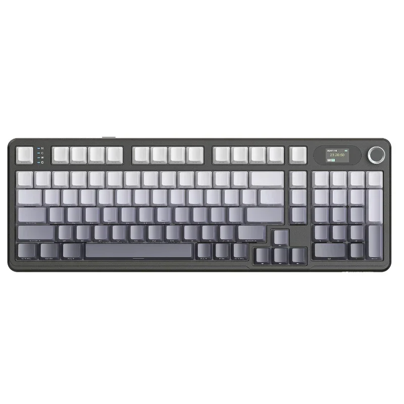 X98Pro three-mode RGB wireless keyboard side engraved with screen Bluetooth customized game mechanical keyboard