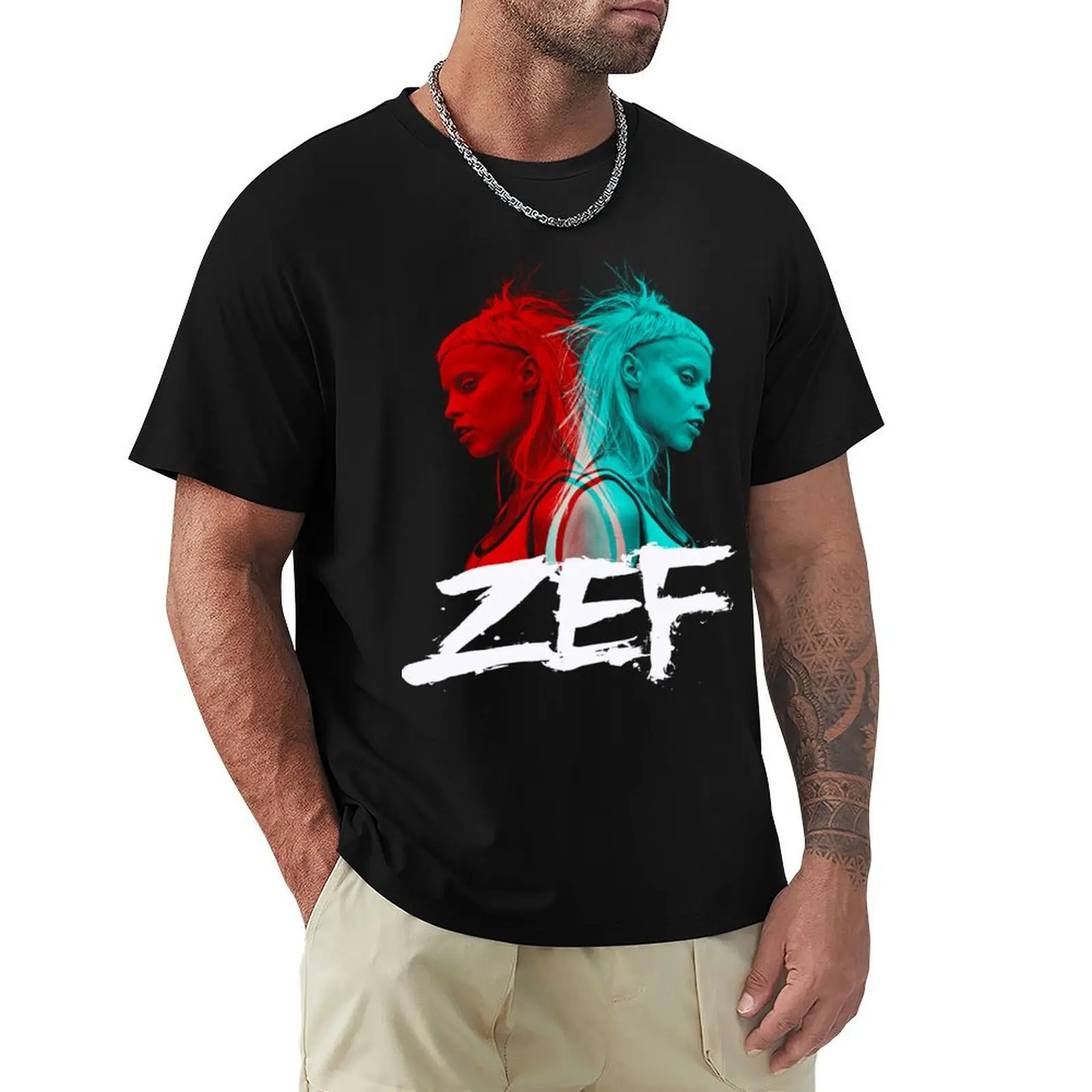 Zef Lifestyle Die Antwoord Cool No Regrets Yolandi Visser Ninja Cadeau T-Shirt Simple Casual Short Sleeve Cotton T-Shirt