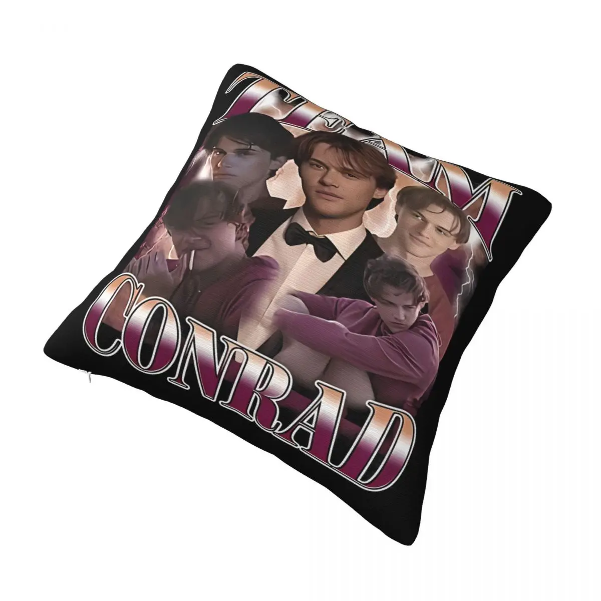 مخصص فريق كونراد ابن عمومين وسادة غطاء وسادة ناعمة غطاء الوسادة Kawaii الرسم سادات لحفل زفاف ديكور المنزل