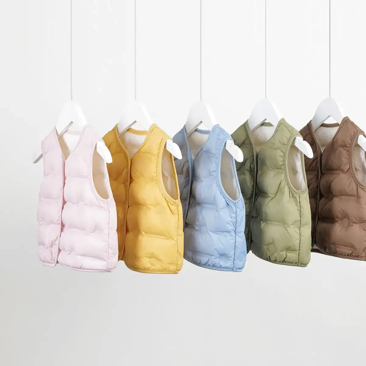 

MARC&JANIE Baby Boys Girls Down Ultra-light warm down vest Children's down undershirts for Autumn & Winter 231166