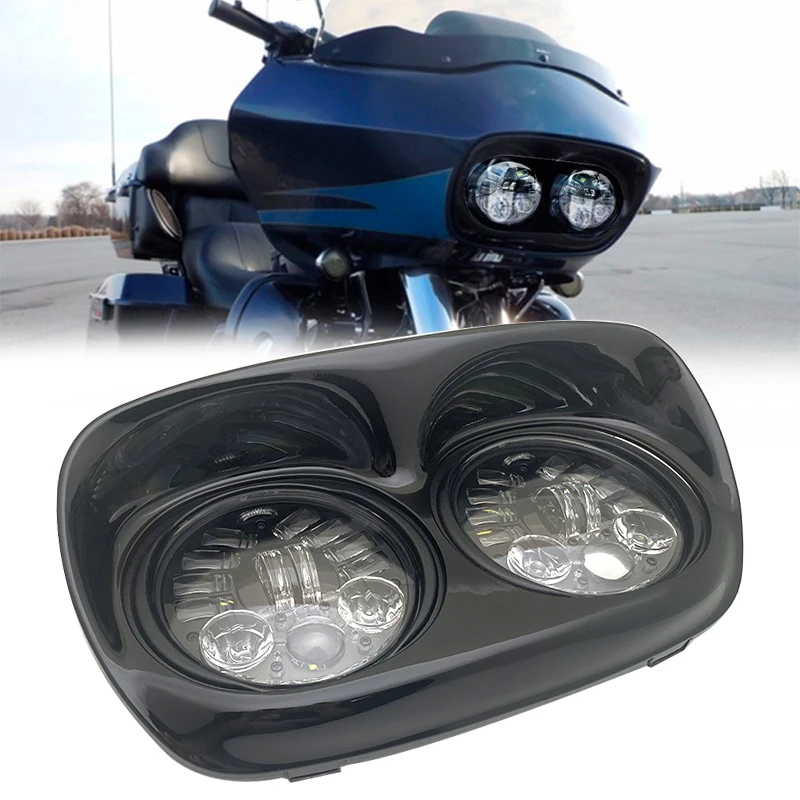 Newest 5.75 moto Road Glide LED Headlamp For Harley Led Headlight High Low Bulbs Motorcycle led Dual Turn Left Right Light