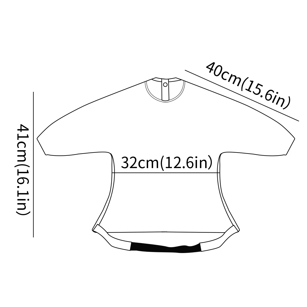 HappyFlute baru 1 buah cetakan hewan gaya lucu penggunaan meja kain poliester tahan air lengan panjang antiberantakan celemek makan bayi