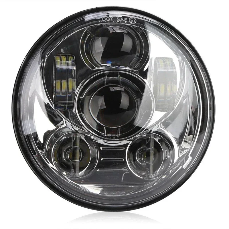 

New 5.75 Inch led headlight LED Round Motorcycle Headlight for Harleys faro moto