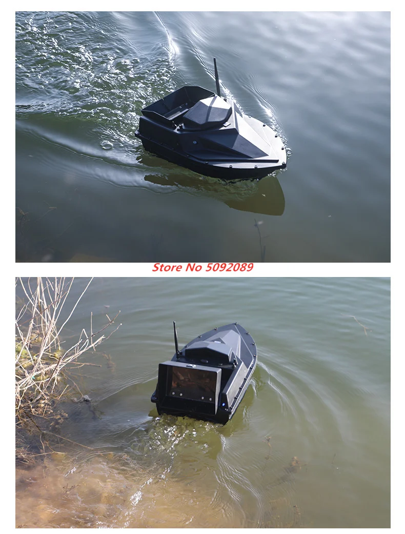 Independant Large Hopper 100GPS Auto Return RC Fishing Bait Boat 500M 2KG Smart Cruise Hook GPS Fishing Bait Boat Nesting Boats