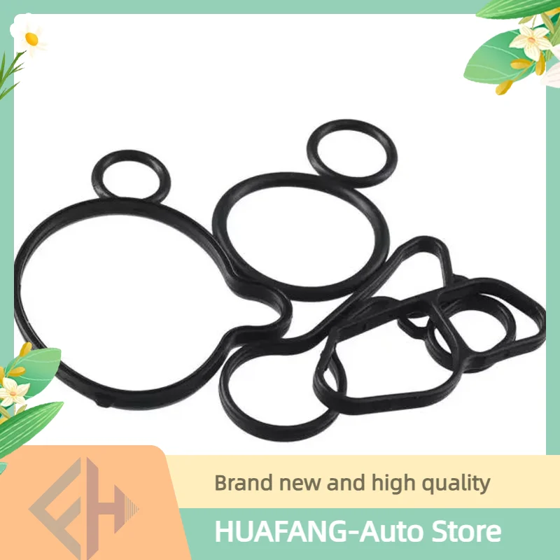 Original 10sets Original Engine Oil- Cooler Repair Kits Gaskets Seals Oe# 55565385 55568536 For  Cruze Sonic Trax Encore Astra