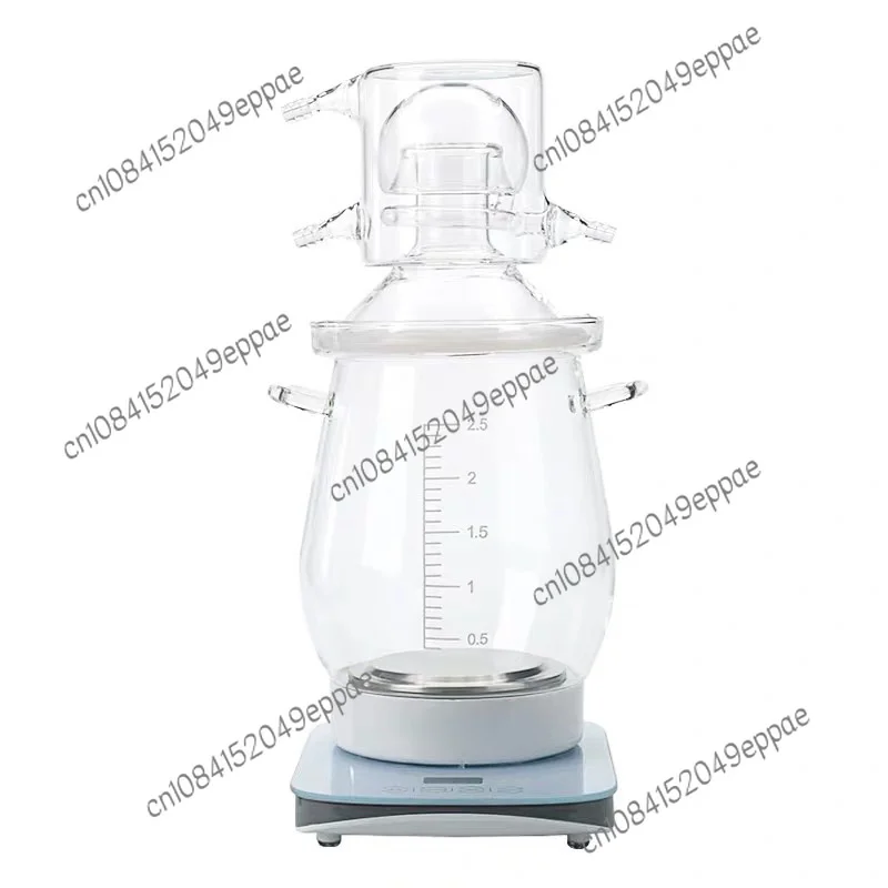 2.5L Glass Chinese medicine distiller household pure dew machine mini essential oil refining equipment electric heating brewer N