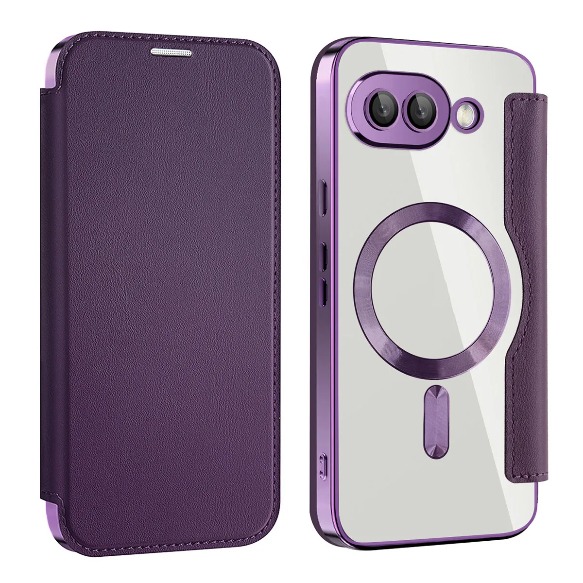 Magnetic PU Leather Wallet Case for Google Pixel 11/11 Pro/11 Pro XL Card Holder Flip Cover Business Shockproof Slim