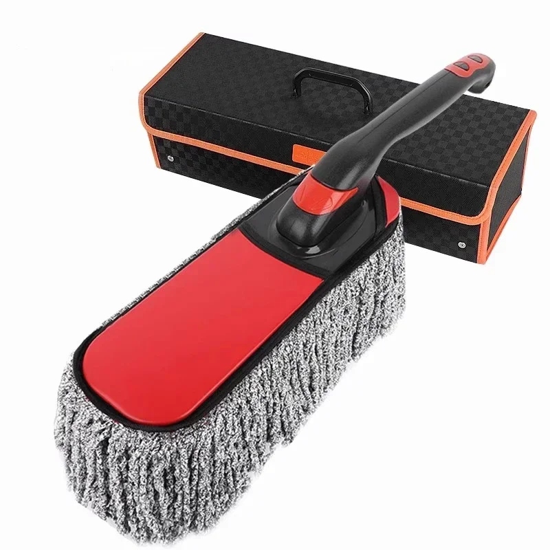 Car dust duster cleaning tool brush dust sweeping snow special artifact mop full set