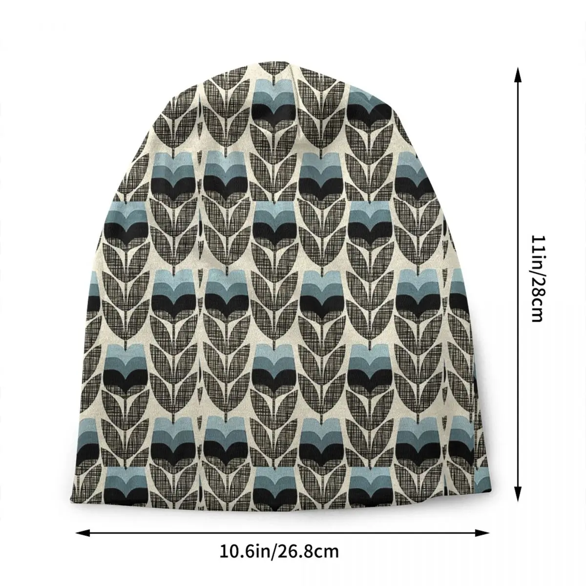 Orla Kiely Scandinavian Multi-stem Skullies Beanies Caps Winter Warm Knitted Hat Women Men Adult Bonnet Hats Outdoor Ski Cap